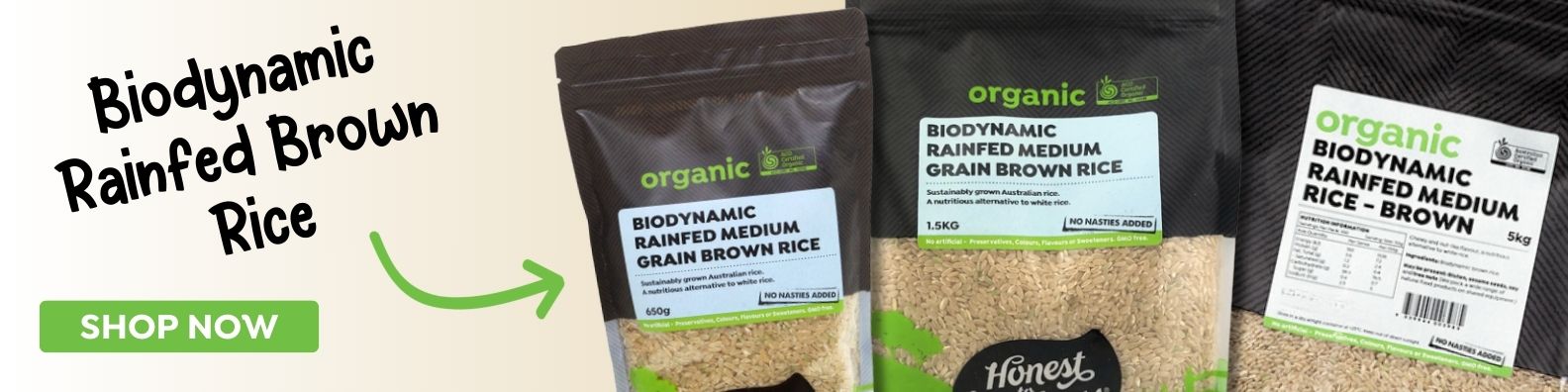Biodynamic Rainfed Brown Rice